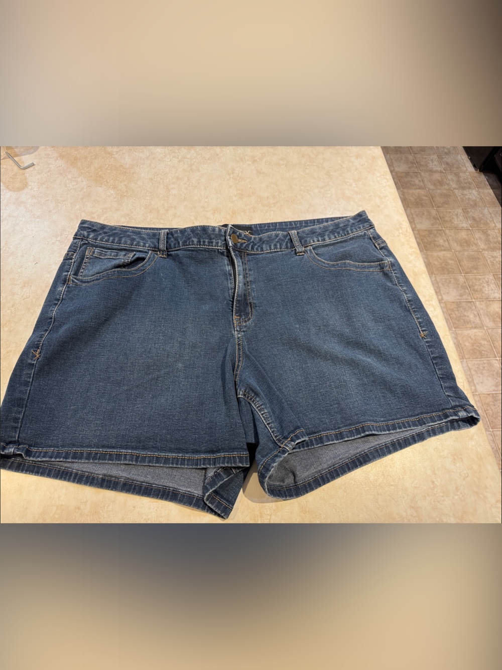 Classic Blue Denim Shorts